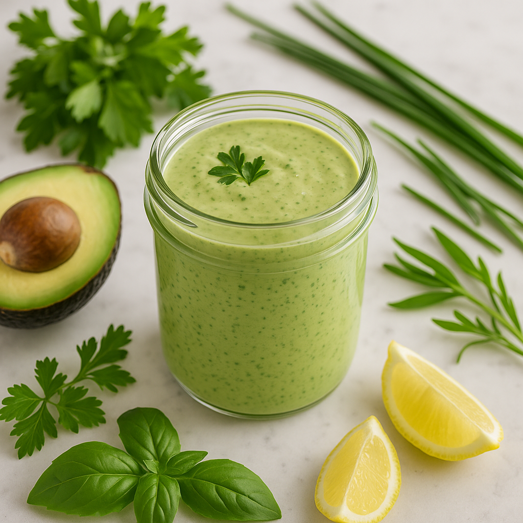 AVOCADO GREEN GODDESS DRESSING