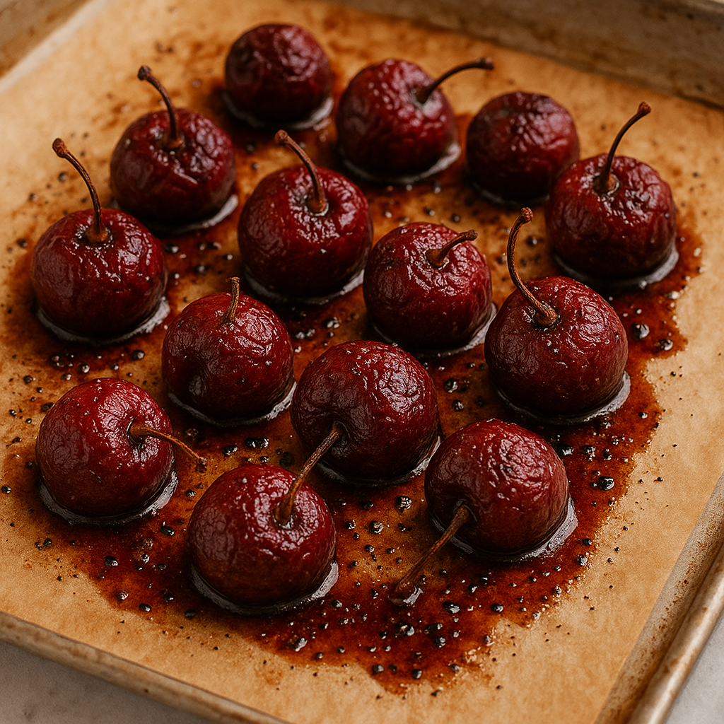 BALSAMIC ROASTED CHERRIES