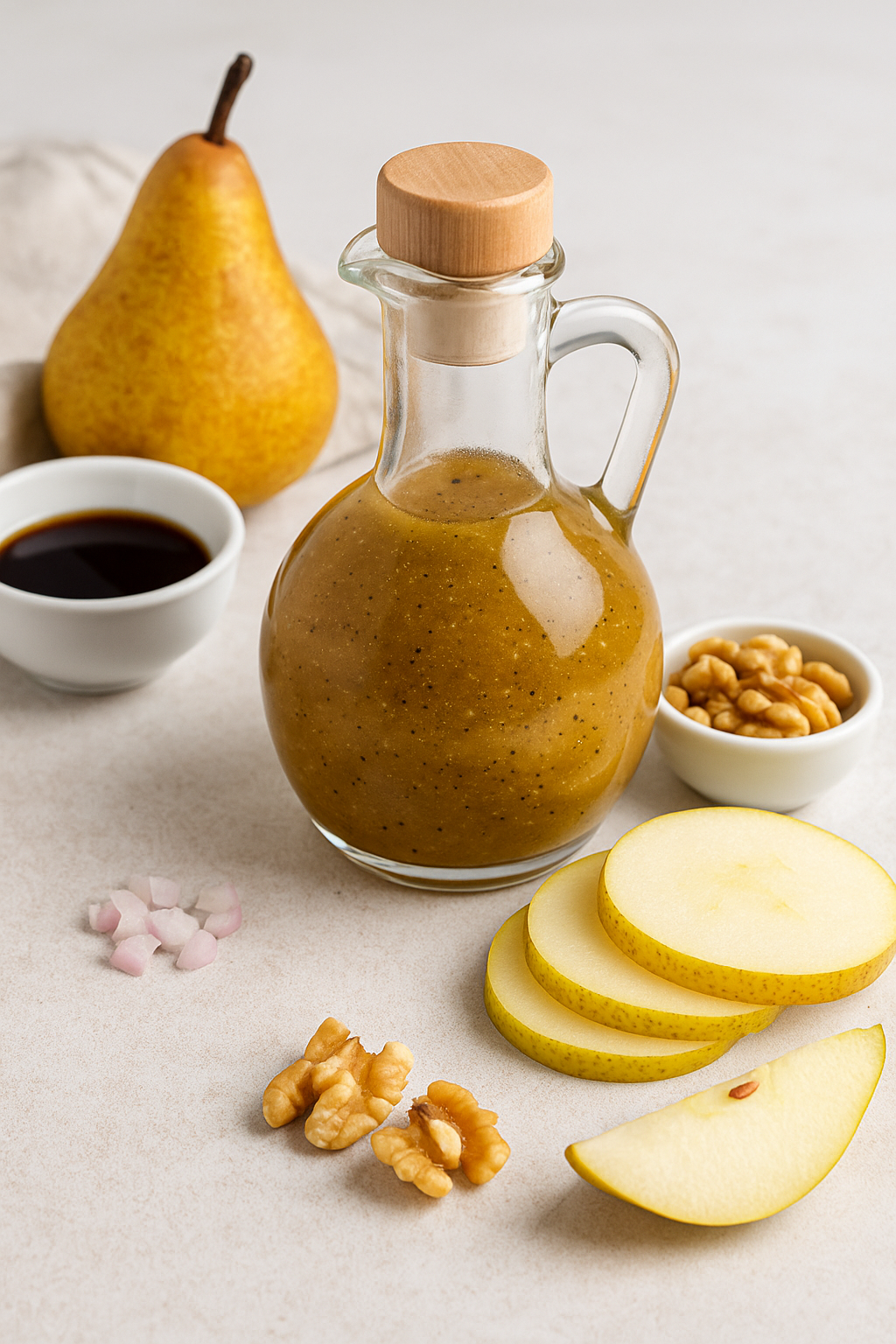 CINNAMON PEAR WALNUT VINAIGRETTE