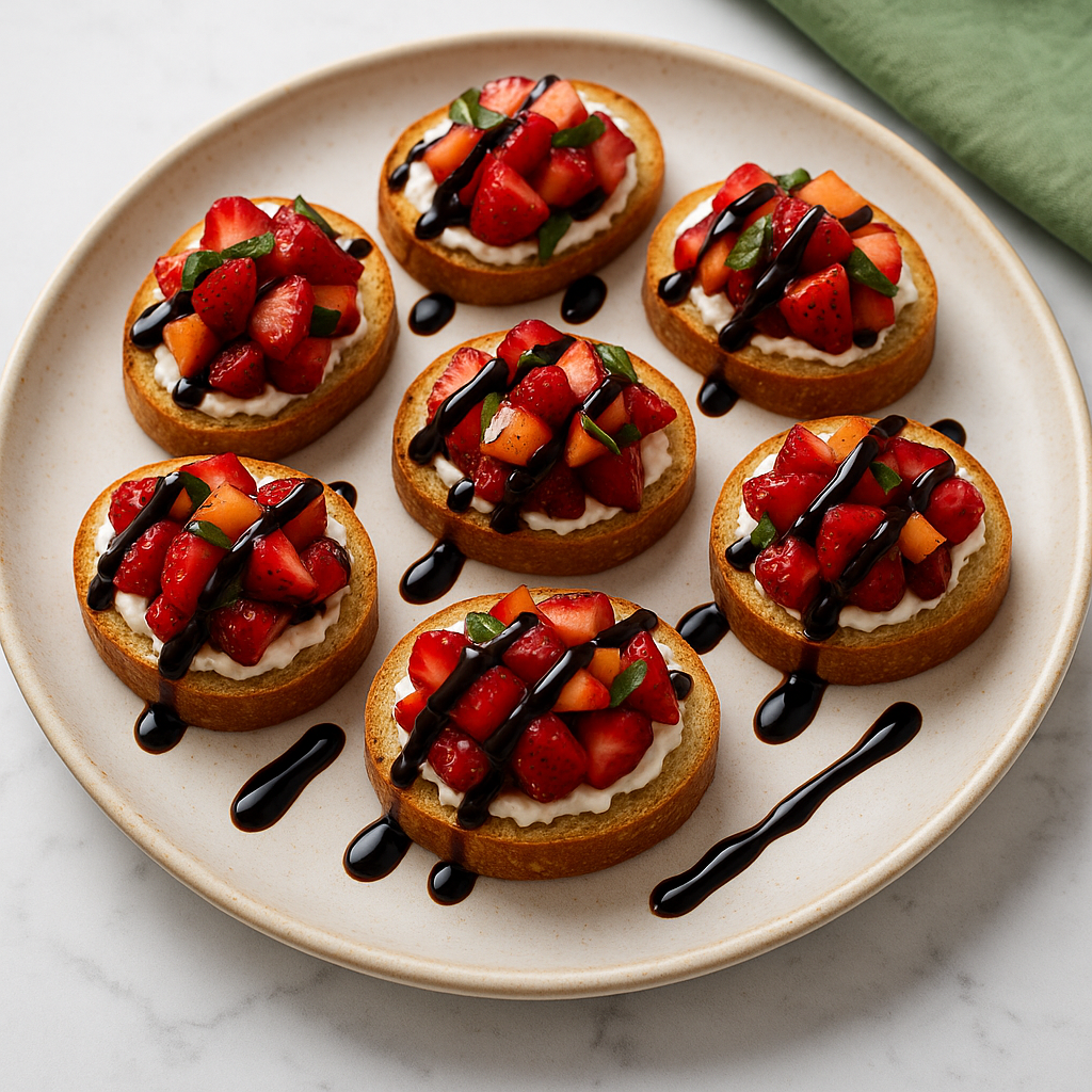 STRAWBERRY BRUSCHETTA