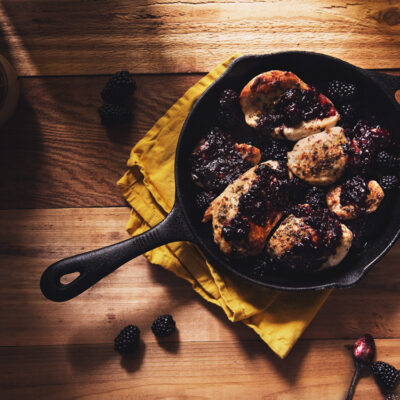BLACKBERRY GINGER CHICKEN